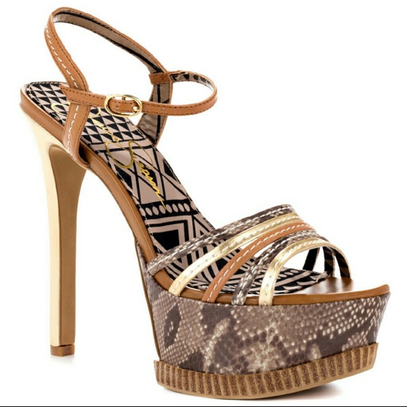 Jessica Simpson Skye ankle strap heels size 8