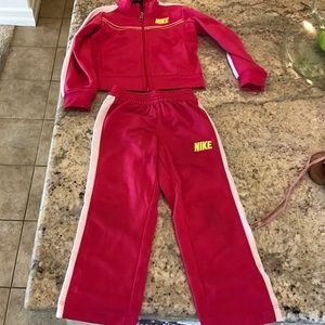 Nike track suit little girl