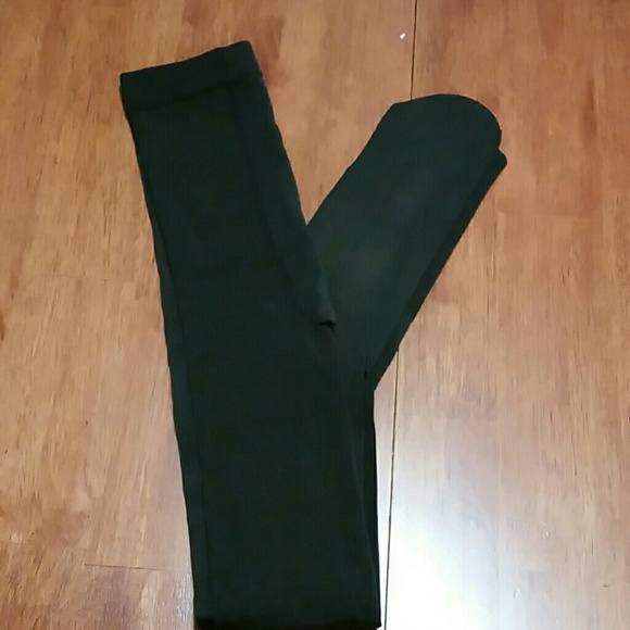 Brown fleece lined tights