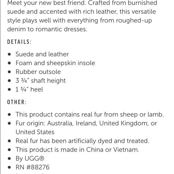 Wright belted Ugg boots - Picture 4 of 4