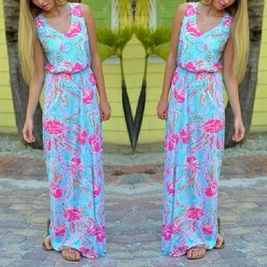 Mills maxi dress in Jellies Be Jammin