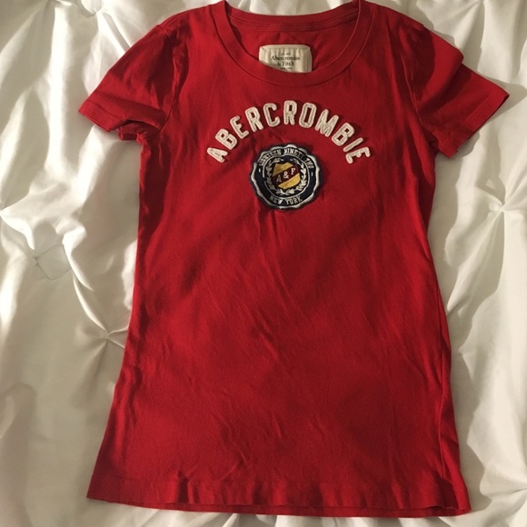 Red Abercrombie & Fitch shirt