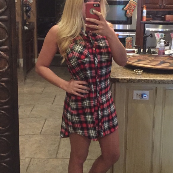 Flannel dress