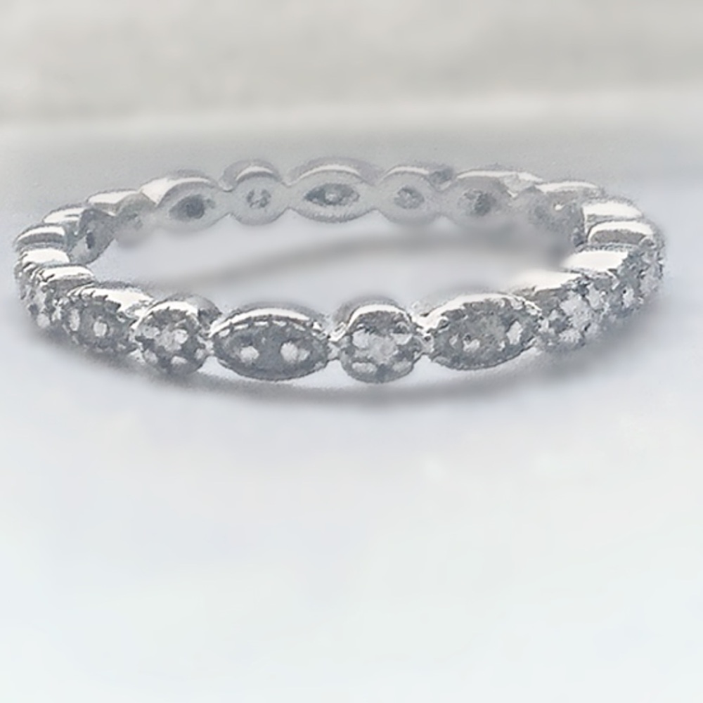 ONE LEFT💍💎.25CTW Natural Diamond  Sterling Ring - Picture 5 of 6