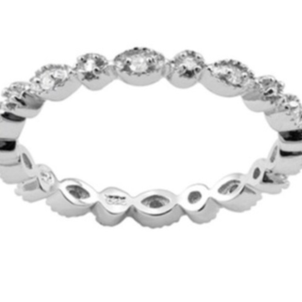 ONE LEFT💍💎.25CTW Natural Diamond  Sterling Ring - Picture 6 of 6