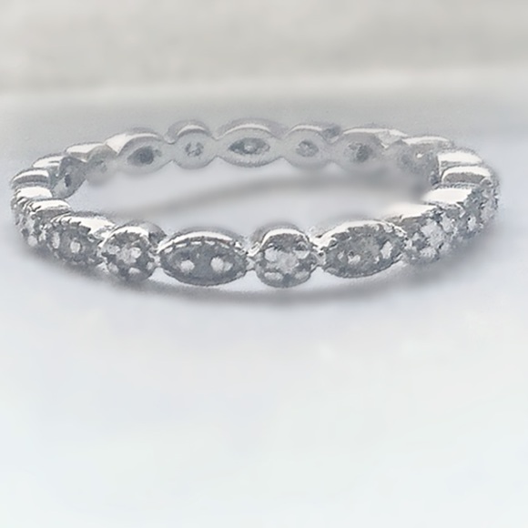 ONE LEFT💍💎.25CTW Natural Diamond  Sterling Ring - Picture 5 of 6