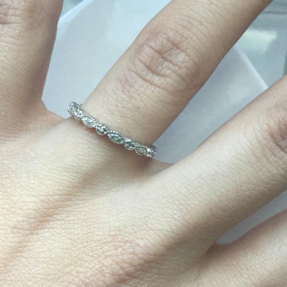 ONE LEFT💍💎.25CTW Natural Diamond  Sterling Ring - Picture 4 of 6