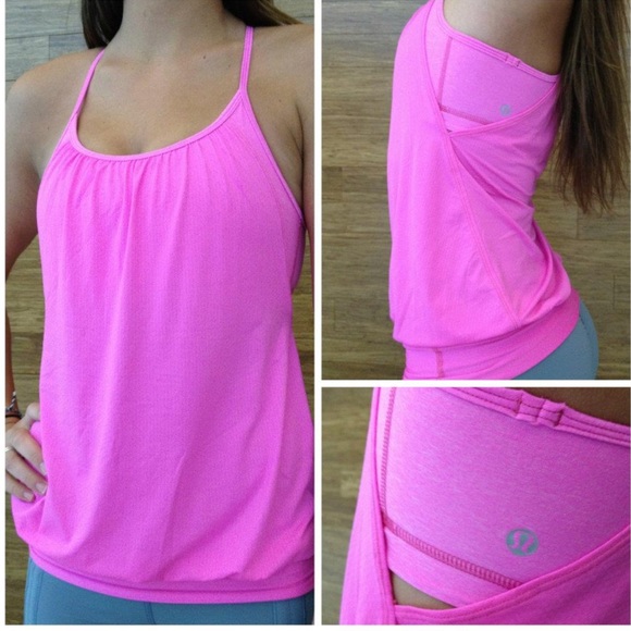 lululemon athletica Tops - Lululemon No Limit Tank Pow Pink