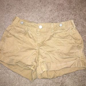 Khaki dress shorts