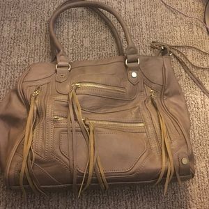 Steve Madden grey brown bag