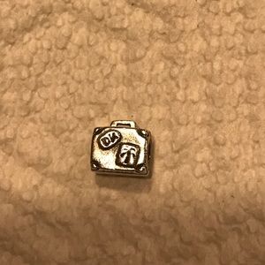 Travel suitcase pandora charm