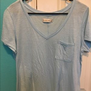 Abercrombie loose light blue tee