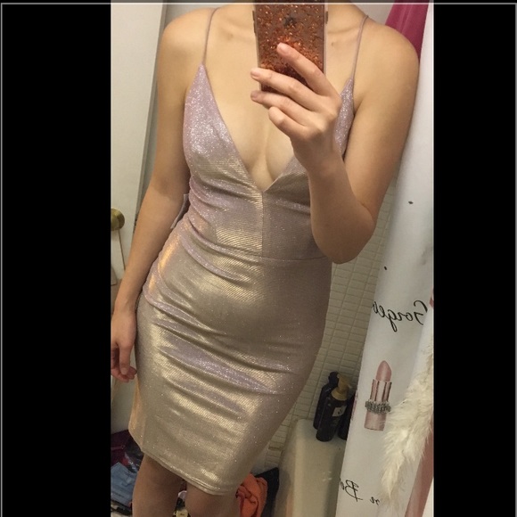 🔥NWT Charlotte Russe glitter shimmer dress