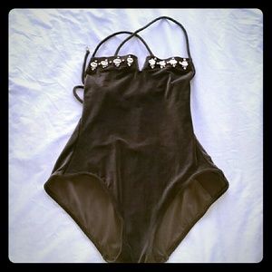 5 x $25 👙Juicy Couture One-piece Velour with Wrap