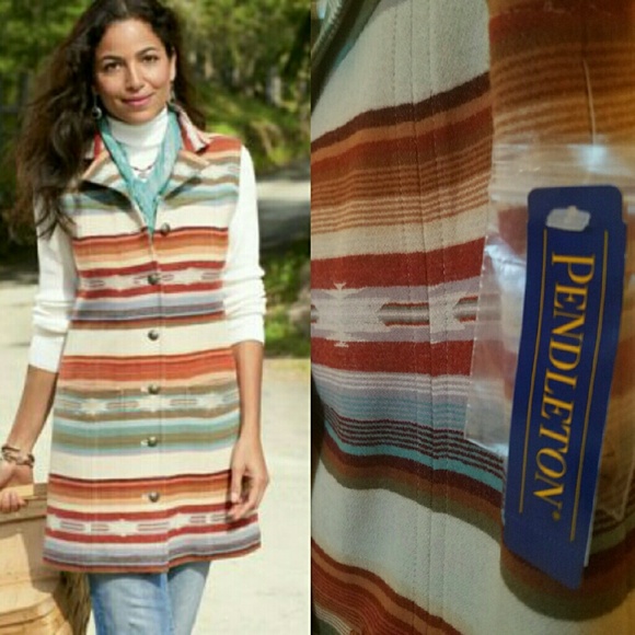 Pendleton Juneau Vest - Arroyo Stripe Jacquard