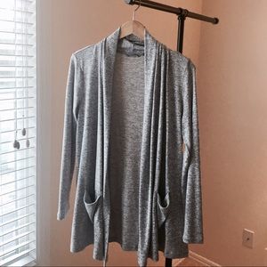 ATHLETA Heather Grey Sweater Wrap