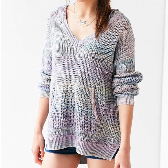 Cooperative aurora rainbow hoodie from UO