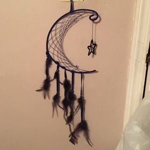 Blue boho dreamcatcher