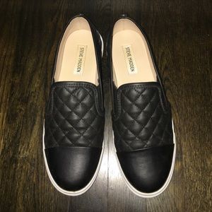 Steve Madden quilted slip on sneaker