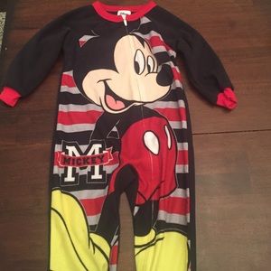Disney 2T Mickey Mouse Sleeper Pajamas