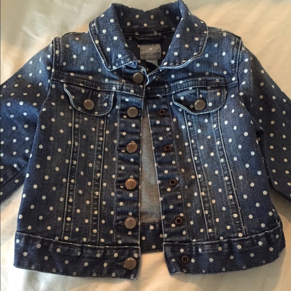 Gap Toddler Polkadot Jean Jacket