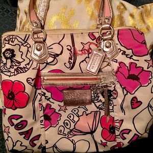 🌸🌺Coach Poppy Collection Shoulder Bag💐🌺