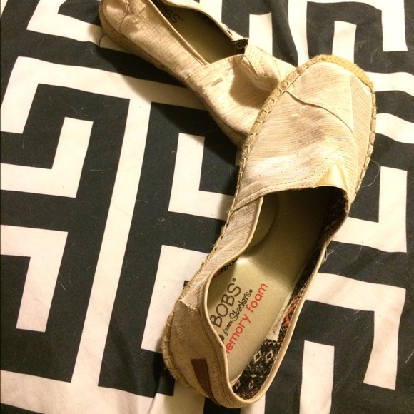 Gold shimmer BOBS size 7