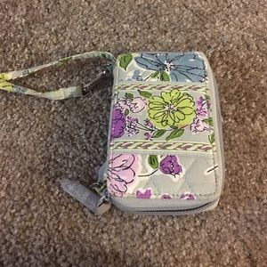 Vera bradley wristlet in watercolor