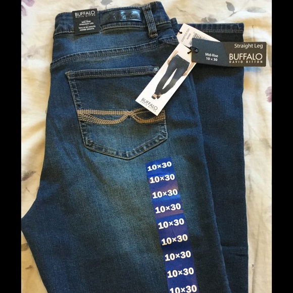 NEW Women's Buffalo Straight Leg Jeans-Sz 10x30