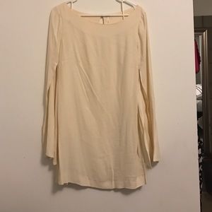 Ivory Free People Cape Dress