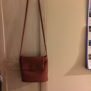 Tan satchel