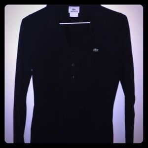 Long sleeve - collared - Lacoste (alligator shirt)