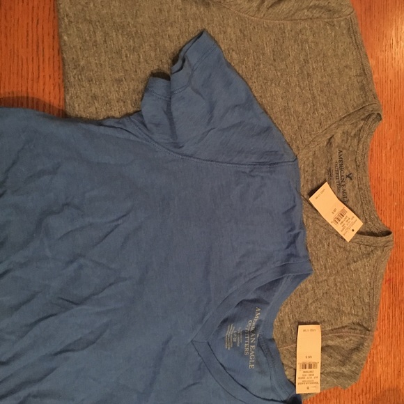2 American Eagle V Neck T-Shirts
