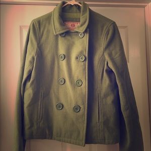 Abercrombie & Fitch green jacket