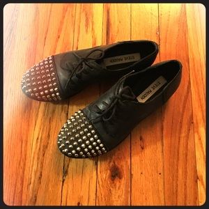 Studded black shoes