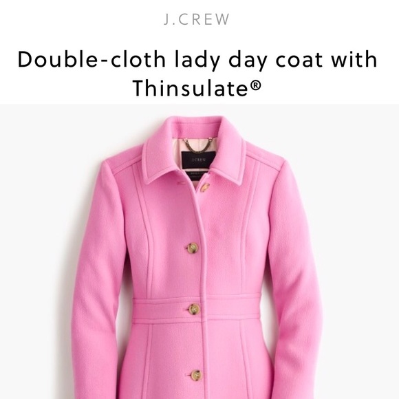 MUST SELL ASAP!!!  2P Retro-Pink JCrew day coat!