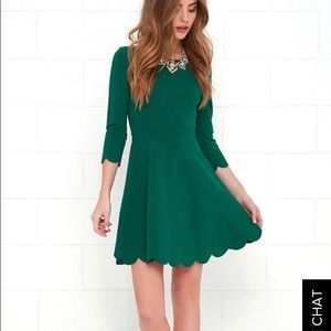 Green dress. Worn once for Christmas.
