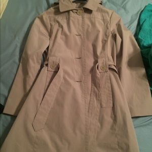 Tan overcoat