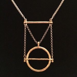 Lucky Brand geometric design necklace