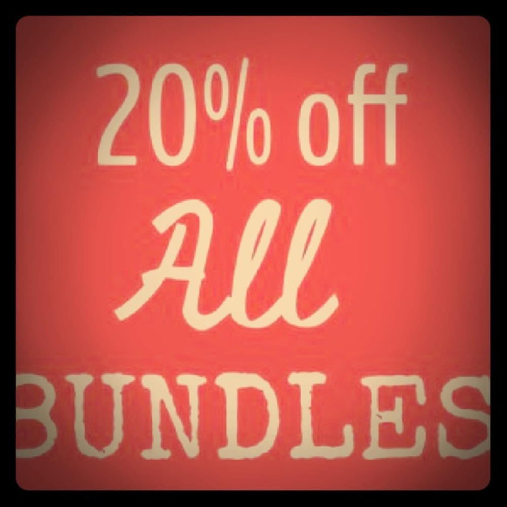 20% OFF bundles PLUS FREE $5 item of your choice!