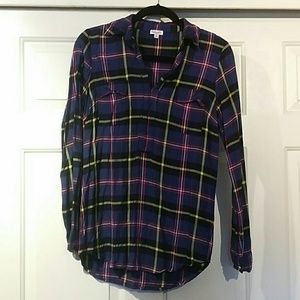 Plaid blouse