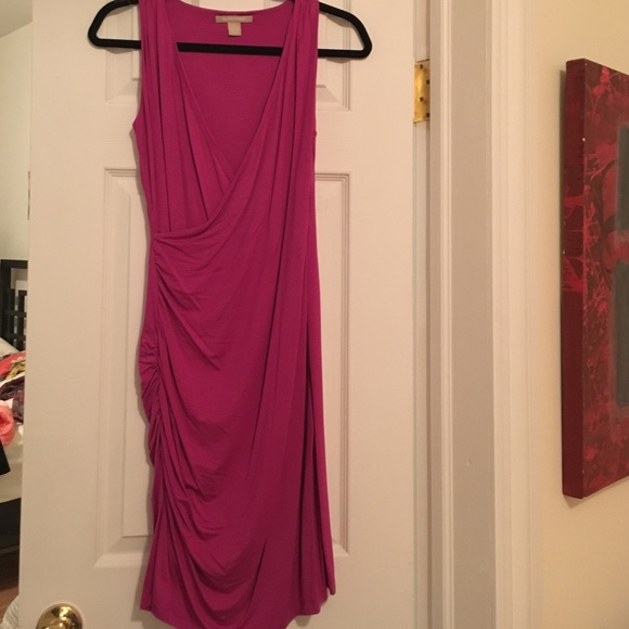 Banana Republic magenta dress