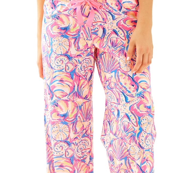 Lily Pulitzer Pajama Pant-Multi Shell of a Time