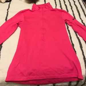 Bright Pink Nike Half Zip