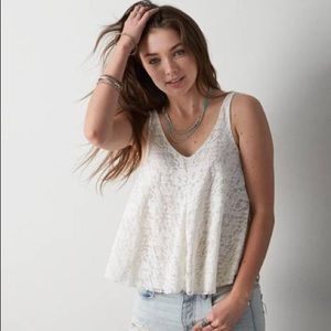 American eagle lace swing tank