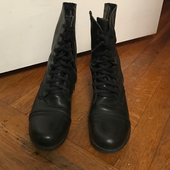 Black Combat Boots