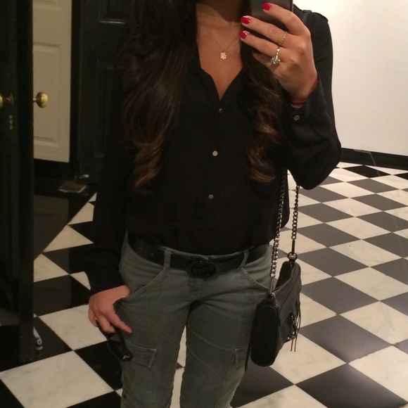 Zara Women • blouse • Military-style