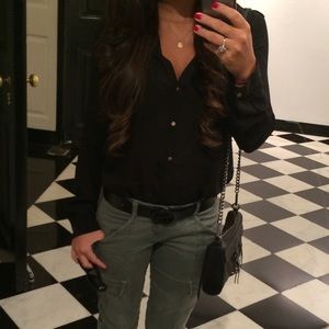 Zara Women • blouse • Military-style