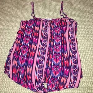 Multi colored tank top