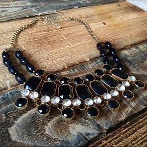 Black + Gold necklace